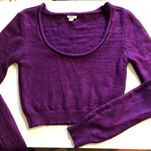 GARAGE- Purple sweater